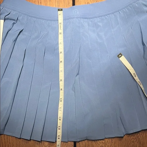 NWT! Size 12 - Lululemon Blue High Rise Pleated Tennis Skirt - Picture 4 of 4
